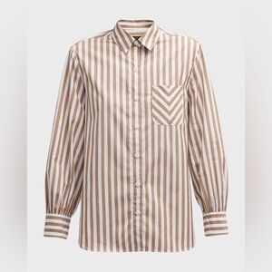 rag & bone Maxine Striped Button-Front Shirt